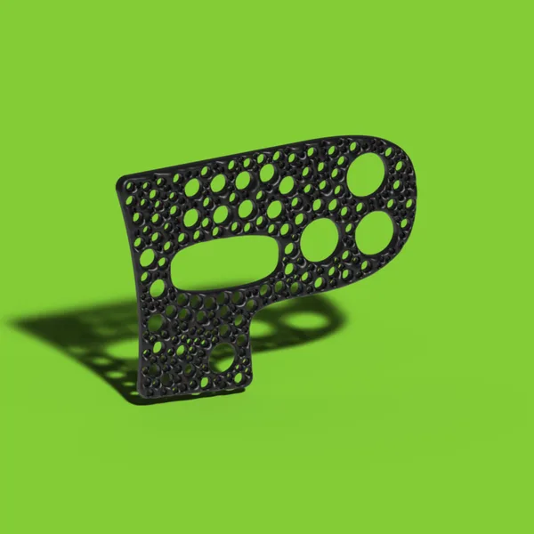 3D letter P
