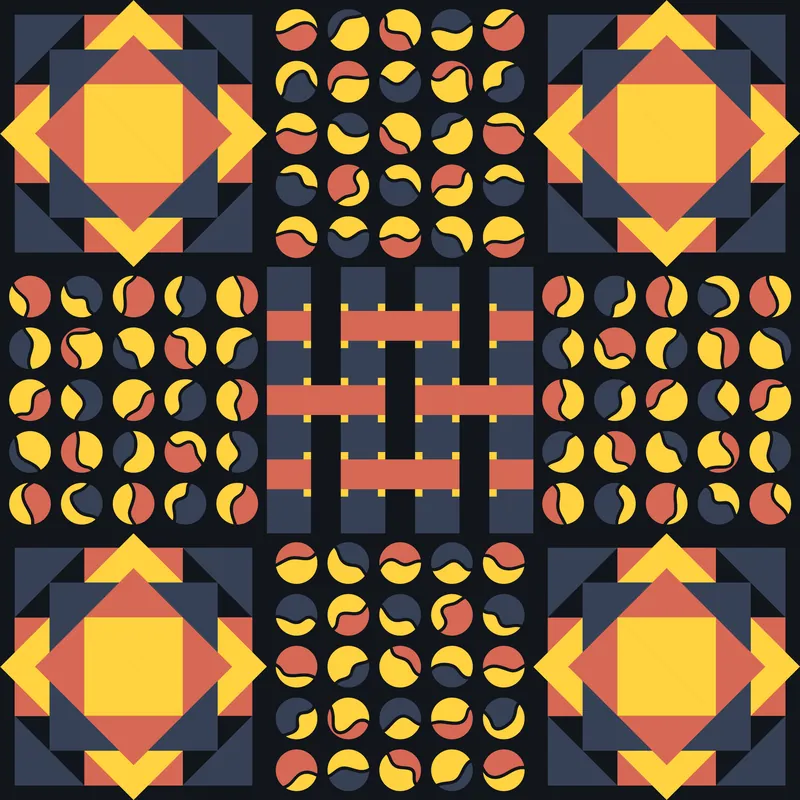 Geometric Grid Patterning, image 1